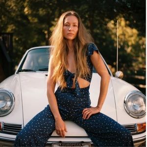 Stoned immaculate Bianca Silk Jumpsuit star print